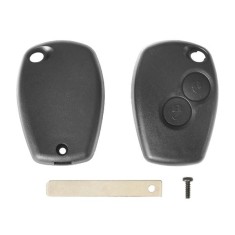 Carcasa Cheie Contact Pentru Dacia Logan / Sandero 2 Butoane. Cu Profil Semifabricat Cheie 155764 004RN010
