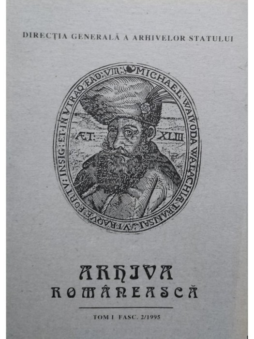 Adrian Adamache - Arhiva romaneasca, anul CLV, tom I, fascicula 2/1995 (Editia: 1995)