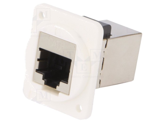 Conector adaptor Cat 6 ecranat 8P8C