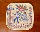 FARFURIE DECORATIVA DIN PORTELAN HUTSCHENREUTHER- "CELEBRATION PLATE"- OLE WINTHER L21,2CM