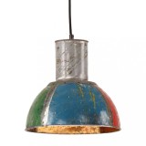 VidaXL Lustră suspendată industrială 25W multicolor 28,5 cm E27 rotund