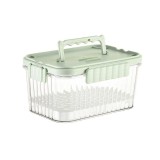 Recipient Portabil eMazing pentru Mancare Proaspata, 500 ml, cu Furculita, Design Compact, 7 x 11.5 x 16 cm, Plastic, Capac Detasabil, Etans si Transp