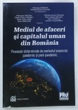 MEDIUL DE AFACERI SI CAPITALUL UMAN DIN ROMANIA de MARIOARA IORDAN ... SIMONA VLASCEANU , 2023