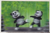 Bnk cp Carte postala 3d - Ursuleti panda - necirculata, Printata