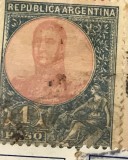 Timbre America Interbelica TMB1AMC Argentina centavos