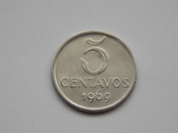 5 CENTAVOS 1969 BRAZILIA