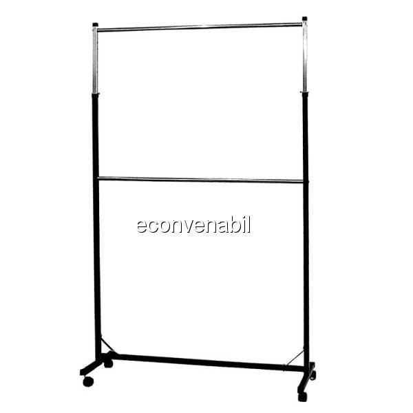 Stender Dublu Suport cu Bara Dubla Umerase 130x220cm Stender Dublu Suport cu Bara Dubla Umerase 130x220cm