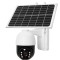 Camera de Supraveghere, Panou Solar , Model Dasgut, Rezistenta la Ploaie si Praf, Alb, Wifi IP66