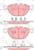 Set placute frana,frana disc BMW Seria 7 (E65, E66, E67) (2001 - 2009) TRW GDB1558