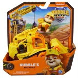 Set vehicul de constructie si figurina, Rubble &amp; Crew, Rubble si Bulldozer, 20141511