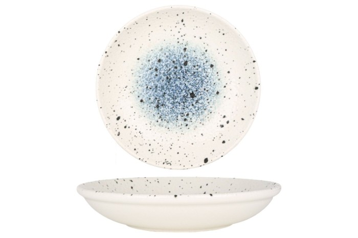 Rinart Farfurie ad&acirc;ncă - Splash - Porţelan - 23 cm (900cc) - set de 6