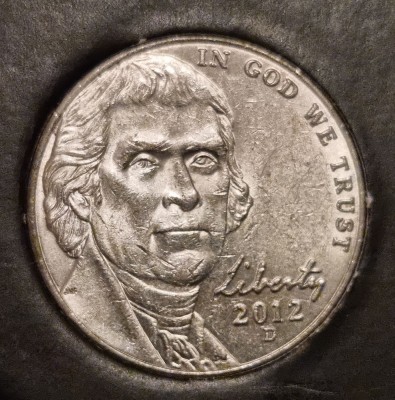 5 centi USA - SUA - 2012 D foto