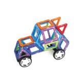 Joc de constructie magnetic MAGPLAYER cu 48 piese pentru constructii 2D si 3D