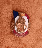QW9 K 51 - Insigna - tematica militara comunism - Veteran razboi, Romania de la 1950