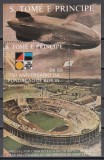 Sao Tome si Principe 1988 - A 150-a aniversare a nașterii lui Ferdinand Graf von Zeppelin, 1838-1917, Coliță, MNH