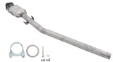Catalizator Audi 100 C3 Sedan (443, 444), 08.82-07.91, 100 C4 Sedan (4a2), 12.90-07.94, 2.3 E, 2.3 Quattro, 2.0 E 16V, 2.3 E Quattro, Euro 2, EEC