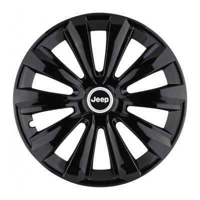 Set 4 Capace Roti, potrivite jantelor de R16, pentru Jeep, model delta negru foto