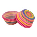 Cosulet briose din hartie, 100 buc, Multicolor