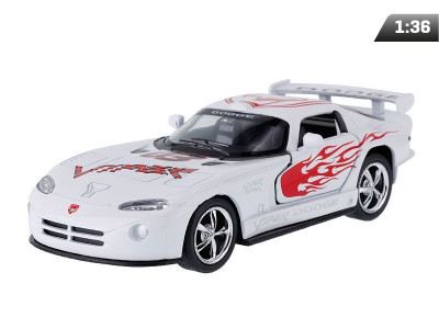 Model 1:36, Kinsmart, Dodge Viper Gts-r, Alb A715DVBI foto