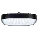 Lampa LED industriala High Bay OPTONICA,200W,6000K alb rece,20000lm,eficienta 100lm/W,unghi iluminare 90,CRI &ge;80,IP65,carcasa aluminiu neagra,320x320x