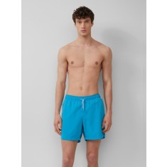 s.Oliver Pantaloni scurti barbati pentru inot cu croiala Regular fit, Albastru