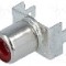 Conector RCA, mama, CLIFF - PHS-7A RED