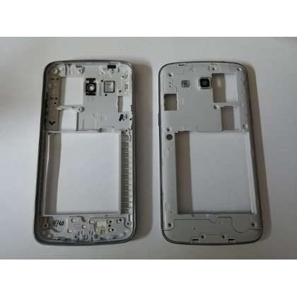 Carcasa Mijloc Samsung Galaxy Grand2 G7105 Silver Orig Swap