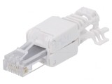 Mufă RJ45 Cat 6a Neecranată 8p8c 5-6.5mm, Logilink