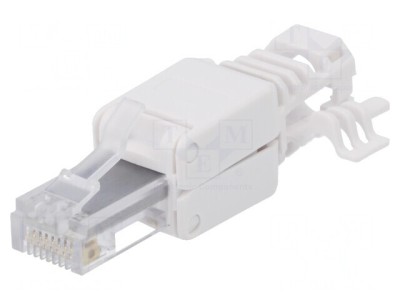 Mufă RJ45 Cat 6a Neecranată 8p8c 5-6.5mm foto