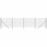 Cumpara ieftin Gard plasa de sarma, antracit, 2,2x10 m, otel galvanizat