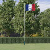 Steag Franta si stalp din aluminiu, 6,23 m GartenMobel Dekor, vidaXL