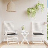 Gossi perne scaune gradina 2 buc. negru 50x50x3 cm tesatura oxford