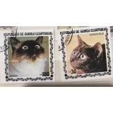 (A) Timbre straine serii tematica Pisici Fauna