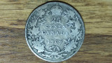 Cumpara ieftin Canada - moneda de colectie argint - 25 cents 1909 -Edward VII- f greu de gasit, America de Nord