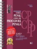 Codul penal si codul de procedura penala Septembrie 2024 Ed. spiralata - Dan Lupascu