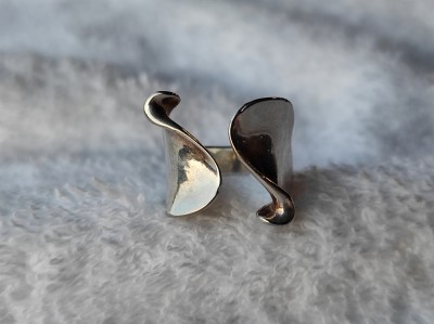 INEL argint ARIPI de INGER art deco FRANTA 1930 rar REGLABIL stare IMPECABILA foto