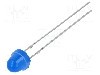 Dioda LED 5mm, albastru, convex, 2.8...3.6V, OPTOSUPPLY - OSB5SA61A4A