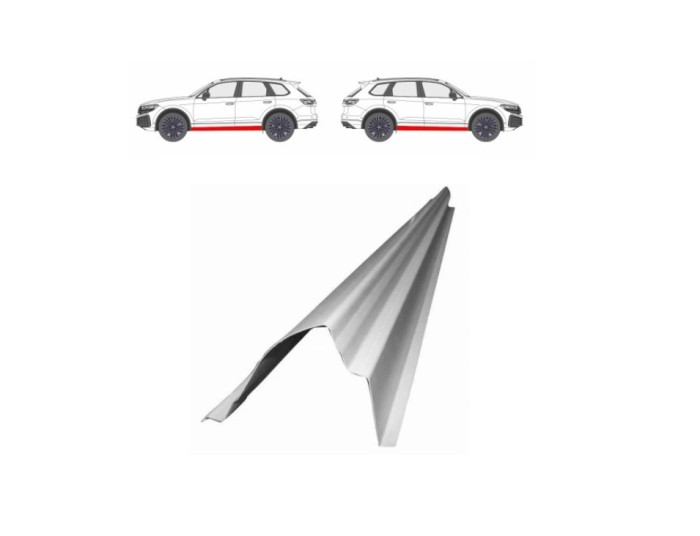 Element reparatie prag Mitsubishi Lancer (Cb0), 06.1991-07.1996, montare stanga=dreapta, galvanizat; lungime 1700 mm, RapidAuto