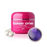 Gel UV Silcare Base One Pearl - Sparkling Plum 07, 5g