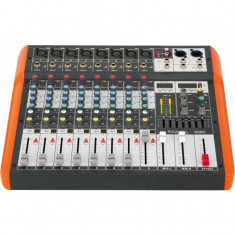 Mixer 8 canale cu egalizator, efecte, USB si Bluetooth