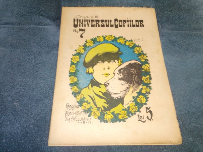 REVISTA UNIVERSUL COPIILOR NR 7 1927