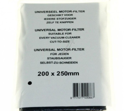 FILTRU MOTOR ASPIRATOR 200 X 250 MM, UNIVERSAL,340929 foto