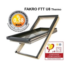 Fereastra mansarda Fakro FTT U8 Thermo - Passive House