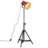 Lampa de podea 25 W, rosu uzat, 35x35x65/95 cm, E27 GartenMobel Dekor, vidaXL