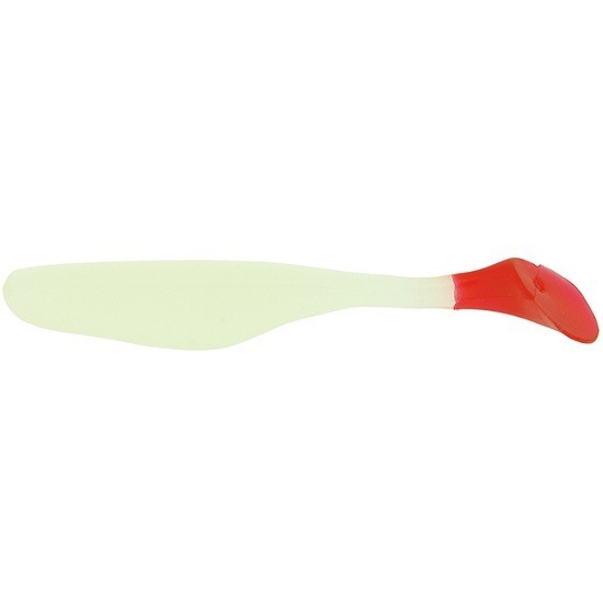 Shad Shad Bass Assassin Turbo Shad 10cm Glow Fire Tail