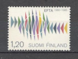 Finlanda.1985 25 ani Tratatul vamal EFTA KF.159, Nestampilat