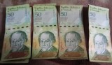 Lot semnaturi diferite 4 tipuri (4kn) 50 bolivares Venezuela