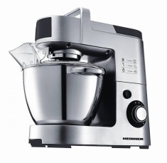 Mixer cu bol Heinner HPM-1500XMC 6 viteze 1500W Argintiu/Negru foto