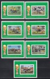 Sao Tome si Principe 1979 - C. M. de Fotbal - Argentina 1978 - Supratipar cu numele și anul c&acirc;știgătorilor anteriori, 7 Colite NDT, MNH