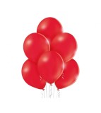 Set 100 baloane rosu pastel 30 cm B105